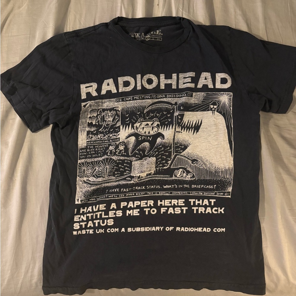 Radiohead Black Graphic Band Tee